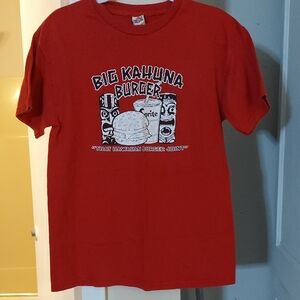 Vintage Big Kahuna Burger Pulp Fiction Tarentino Movie Retro Red T Shirt M